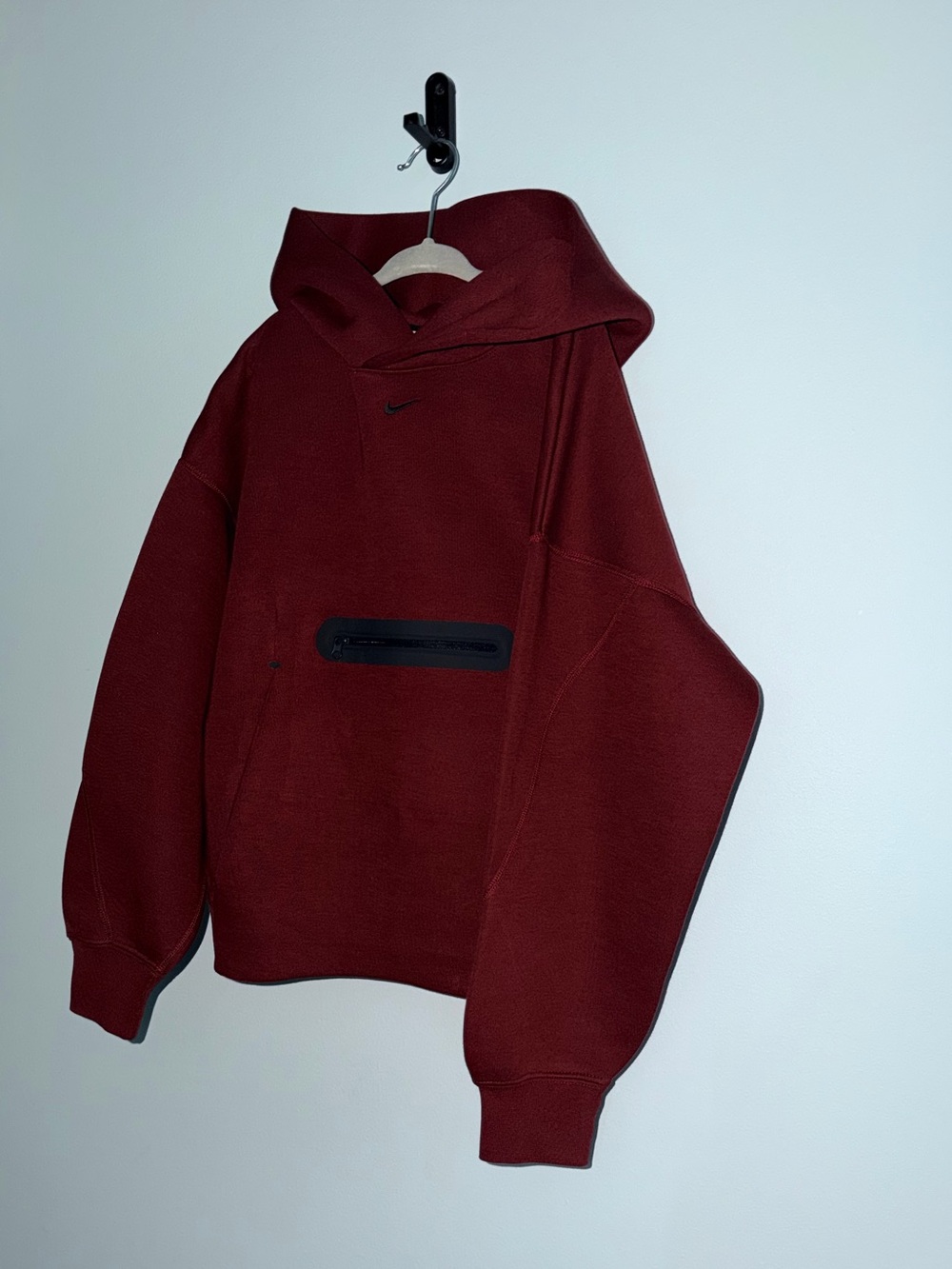 Nike Kids burgundy Pullover Hoodie size Small